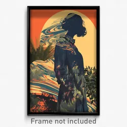 Art Poster - Enormous Commons (Psychedelic Trippy Weird 11x17 Print)