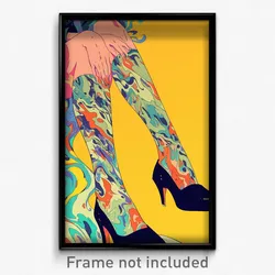 Art Poster - Steel Drawer (Psychedelic Trippy Weird 11x17 Print)