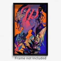 Anime Art Poster - Boy Feeling Suspense, Sophisticated Lace Trimmed Hairband