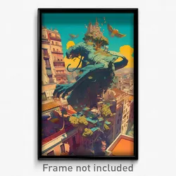 Art Poster - Outstanding Madrid (Psychedelic Trippy Weird 11x17 Print)