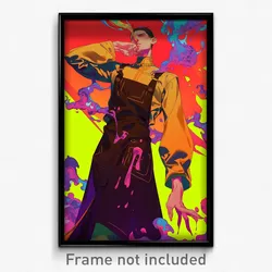 Anime Art Poster - Boy Feeling Assertive Wearing Well Made Brown Apron (Print)