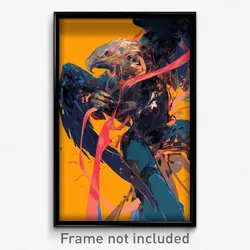 Art Poster - Haast'S Eagle Feeling Hate Wearing Barbarous Impossible Bodysuit