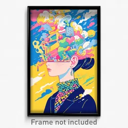 Art Poster - Great Retreat (Psychedelic Trippy Weird 11x17 Print)