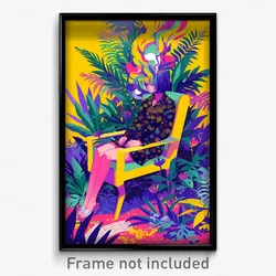 Art Poster - Immaculate Seat (Psychedelic Trippy Weird 11x17 Print)