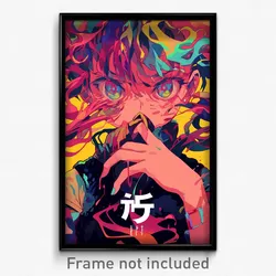 Anime Art Poster - Man Feeling Remorse Wearing Fluffy Cropped Vest (Print)