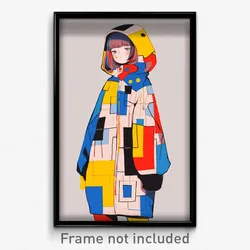 Art Poster - Cuckoo Feeling Intrigued Wearing Agitated Kigurumi