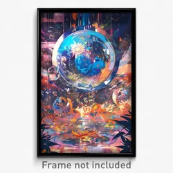 Art Poster - Impressive Festival (Psychedelic Trippy Weird 11x17 Print)