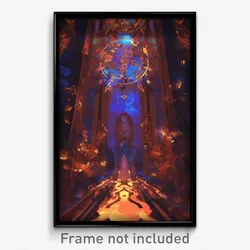 Art Poster - Subtle Aisle (Psychedelic Trippy Weird 11x17 Print)