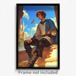 Art Poster - Man Feeling Epiphany Wearing Tidy Alternate Legwear (Print)