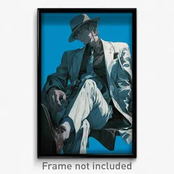 Anime Art Poster - Man Feeling Neglect Wearing Superb Two Tone (Print)