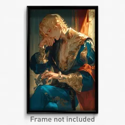 Art Poster - Boy Feeling Love Wearing Hard To Find Micro (Print)