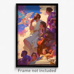 Art Poster - Great Port (Psychedelic Trippy Weird 11x17 Print)