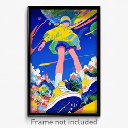Art Poster - Basic Bolt Hole (Psychedelic Trippy Weird 11x17 Print)