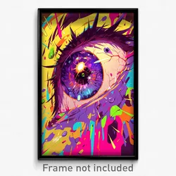 Art Poster - Coarse Bolt Hole (Psychedelic Trippy Weird 11x17 Print)