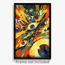 Art Poster - Unimaginable Almshouse (Psychedelic Trippy Weird 11x17 Print)