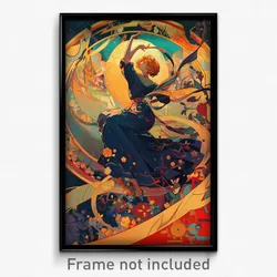 Art Poster - Faraway State (Psychedelic Trippy Weird 11x17 Print)