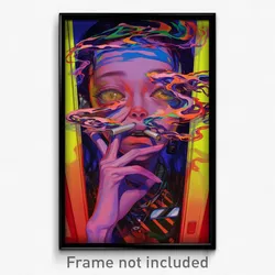 Art Poster - Thin Closet (Psychedelic Trippy Weird 11x17 Print)