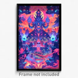 Art Poster - Major Foundry (Psychedelic Trippy Weird 11x17 Print)