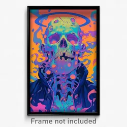 Art Poster - Average Grave (Psychedelic Trippy Weird 11x17 Print)