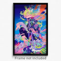 Anime Art Poster - Boy Feeling Enlightened Wearing Glorious Torn Dress (Print)