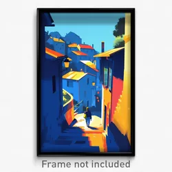 Art Poster - Rural Passage (Psychedelic Trippy Weird 11x17 Print)