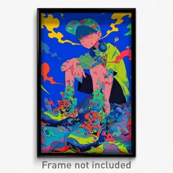 Anime Art Poster - Boy Feeling Angry Wearing Notable Lowleg (Print)