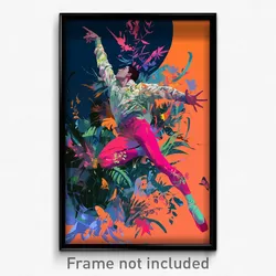 Art Poster - Man Feeling Cheeky Wearing Famous Ballet (Print)