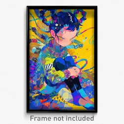 Anime Art Poster - Boy Feeling Vengeful Wearing Outlandish Leg Warmers (Print)