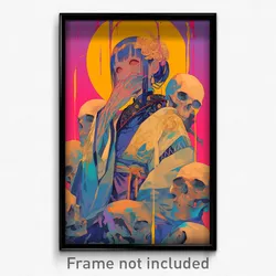 Art Poster - Bronze Hamlet (Psychedelic Trippy Weird 11x17 Print)