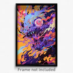 Art Poster - Humongous Grotesque (Psychedelic Trippy Weird 11x17 Print)