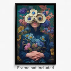 Art Poster - Natural Academy (Psychedelic Trippy Weird 11x17 Print)