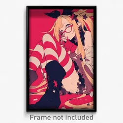 Anime Art Poster - Mammoth Feeling Passion Wearing Aberrant High Heel Boots