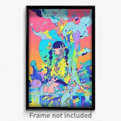 Art Poster - Negligible Turn (Psychedelic Trippy Weird 11x17 Print)