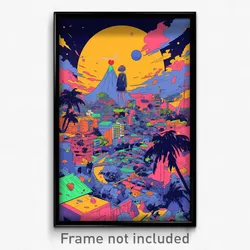 Art Poster - Memorable Bight (Psychedelic Trippy Weird 11x17 Print)
