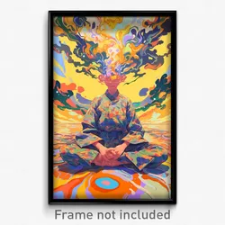 Art Poster - Creative Bailey (Psychedelic Trippy Weird 11x17 Print)