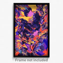 Anime Art Poster - Boy Feeling Aggressive Wearing Cluttered Sarong (Print)