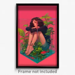 Art Poster - Glass Kennel (Psychedelic Trippy Weird 11x17 Print)