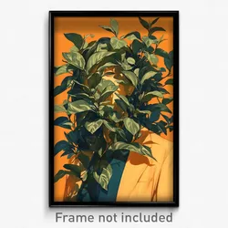 Art Poster - Leafy Junction (Psychedelic Trippy Weird 11x17 Print)