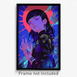 Art Poster - Silent Vicarge (Psychedelic Trippy Weird 11x17 Print)