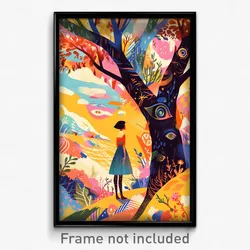 Art Poster - Unnatural Folly (Psychedelic Trippy Weird 11x17 Print)