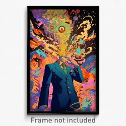 Art Poster - Slim Switchback (Psychedelic Trippy Weird 11x17 Print)