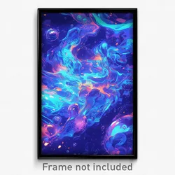 Art Poster - Colossal Depths (Psychedelic Trippy Weird 11x17 Print)