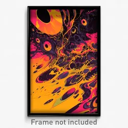 Art Poster - Upbeat Bolt Hole (Psychedelic Trippy Weird 11x17 Print)