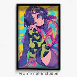 Anime Art Poster - Boy Feeling Thrilled, Second Hand Stirrup Legwear (Print)