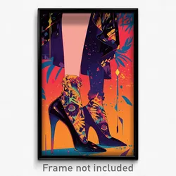 Art Poster - Lavish Leg (Psychedelic Trippy Weird 11x17 Print)