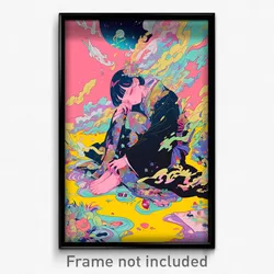 Art Poster - Spotted Rest (Psychedelic Trippy Weird 11x17 Print)