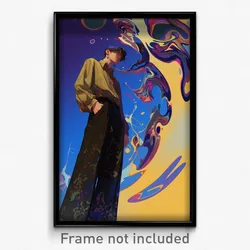 Anime Art Poster - Boy Feeling Self Conscious, Delightful High Waist Pants