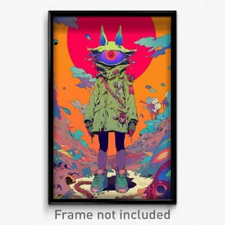 Art Poster - Plush Fen (Psychedelic Trippy Weird 11x17 Print)