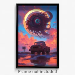 Art Poster - Glamorous Chest (Psychedelic Trippy Weird 11x17 Print)