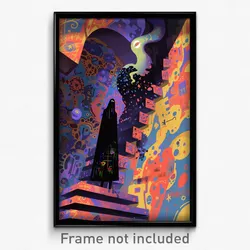 Art Poster - Dangerous Pulpit (Psychedelic Trippy Weird 11x17 Print)